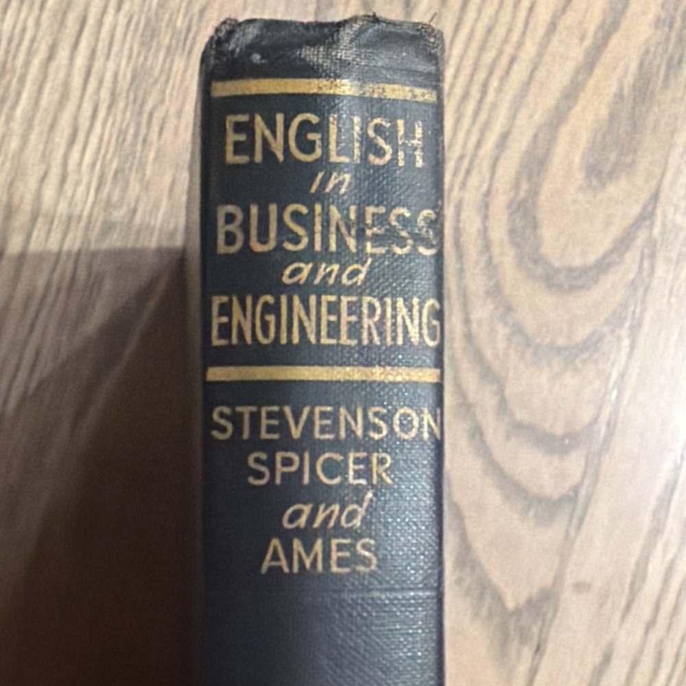 English In Business and Engineering 6th edition 1946- Stevenson Textbook